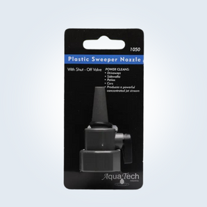 Plastic sweeper nozzle