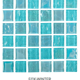 Npt Pool EQX-WINTER1X1 Icy Teal 1x1"